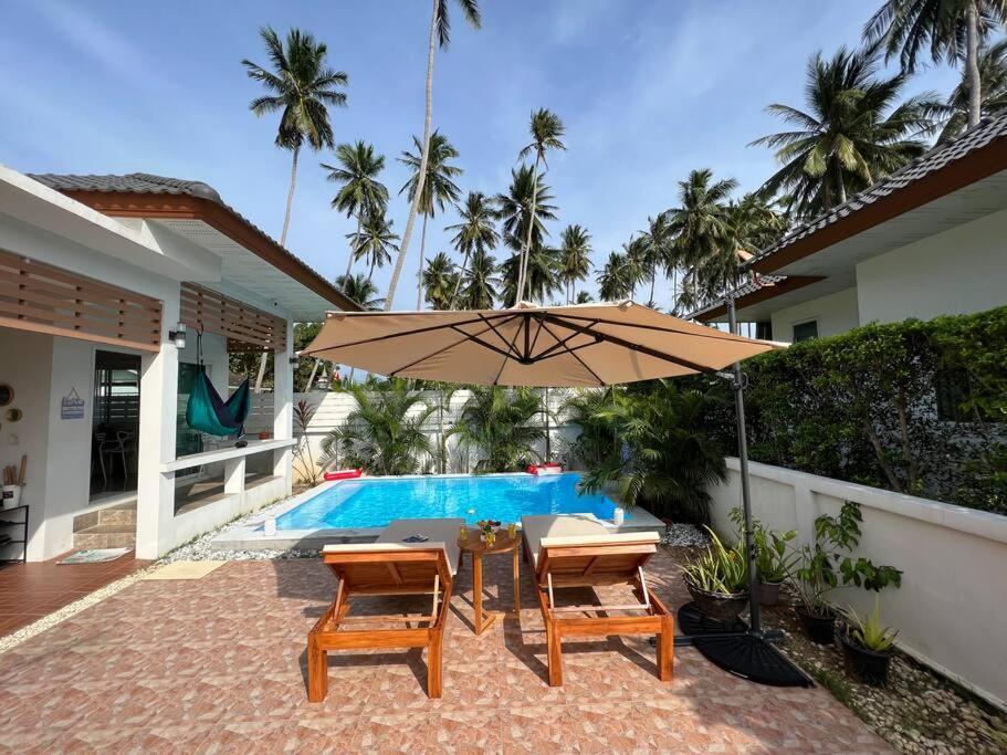 Amphoe Koksamui Holiday House Near Lamai With Swimming Pool. 2 Bedrooms מראה חיצוני תמונה